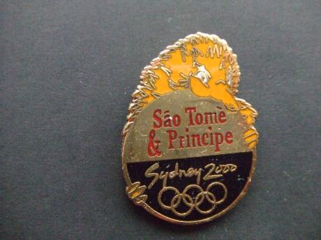Olympische Spelen Sydney Sao Tome & Principe, geel